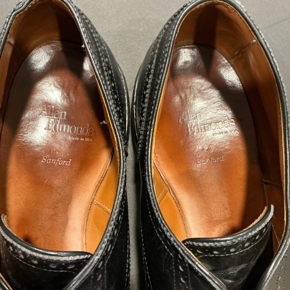 Allen Edmonds Sanford Black Cap Toe Oxford Dress Shoes Men’s 12 D main image 10